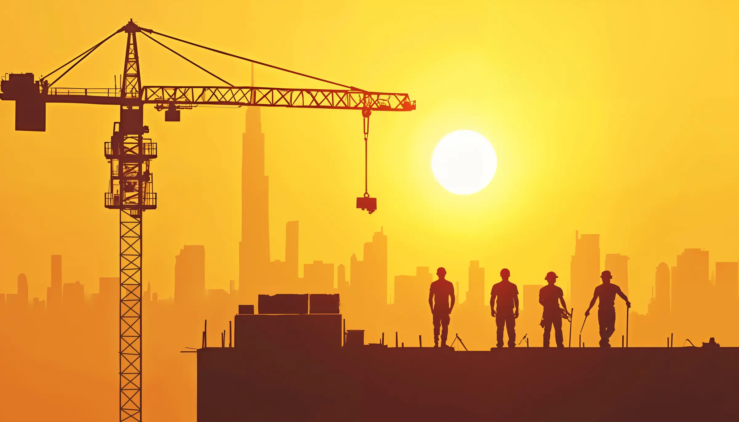 Castle construction site